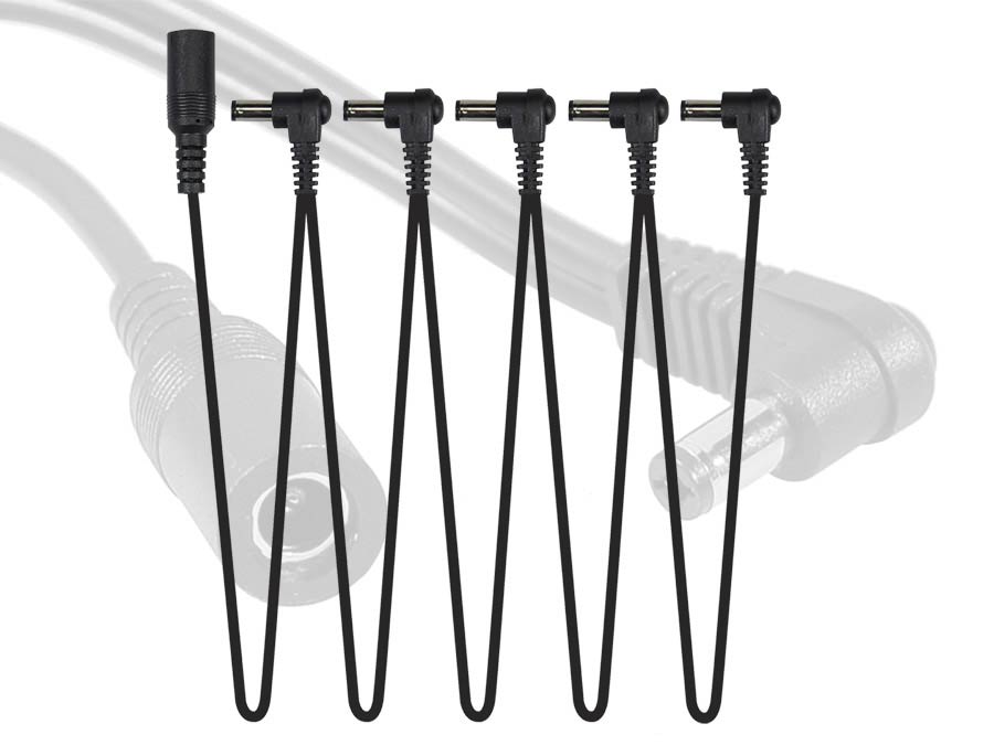 Boston - XCABLE-S5 - Power Distribution Cable, Connects To Psu, 5 Female And 1 Male Connectors, Daisy Chain