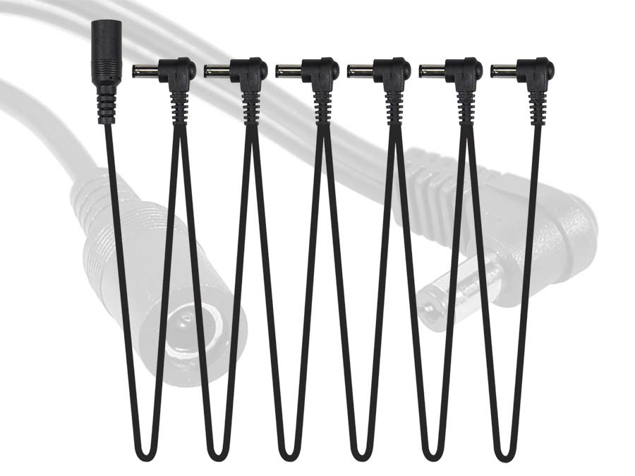 Boston - XCABLE-S6 - power distribution cable, connects to psu, 6 female and 1 male connectors, daisy chain
