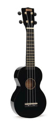 soprano ukulele, black, with bag