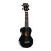 soprano ukulele, black, with bag