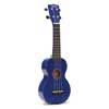 soprano ukulele, blue, with bag