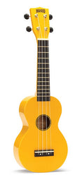 soprano ukulele, yellow, with bag