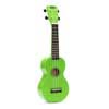 soprano ukulele, green, with bag