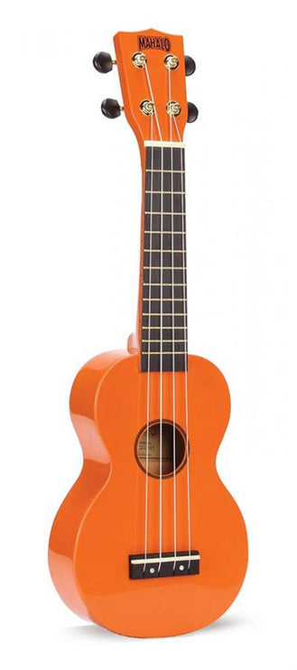 soprano ukulele, orange, with bag