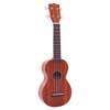 soprano ukulele, transparent brown, with bag