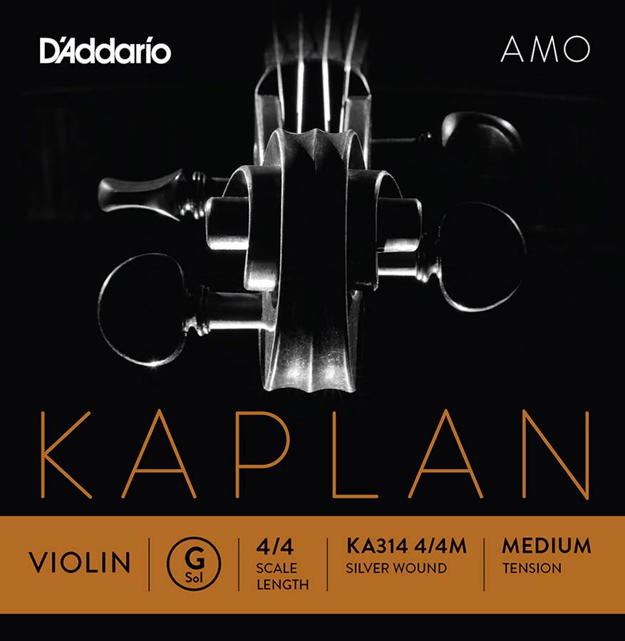 D'Addario KA314-44M Vioolsnaar G-4 4/4 Zilver Omwonden Medium