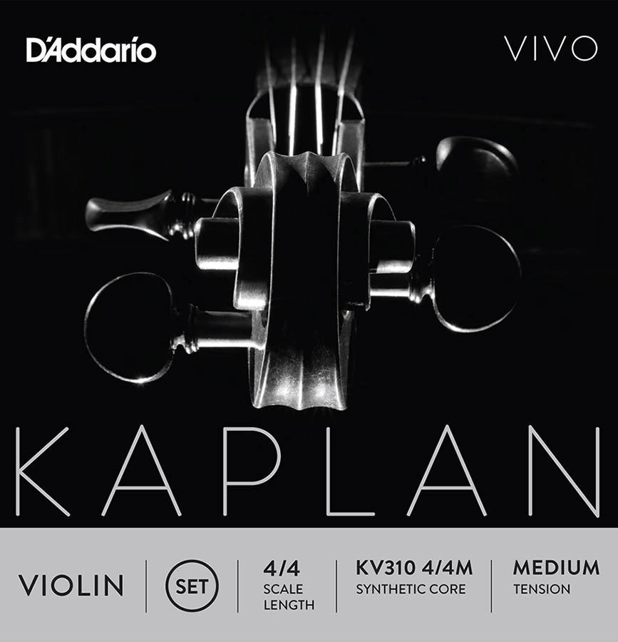 D'Addario KV310-44M Snarenset voor viool 4/4 synthetic core Medium