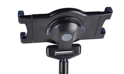 universal tablet stand, height adjustable 68-144cm, with 360° spring loaded clamping system