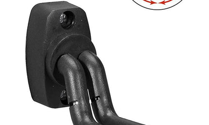 straight wall mounted hook for guitar, plastic base