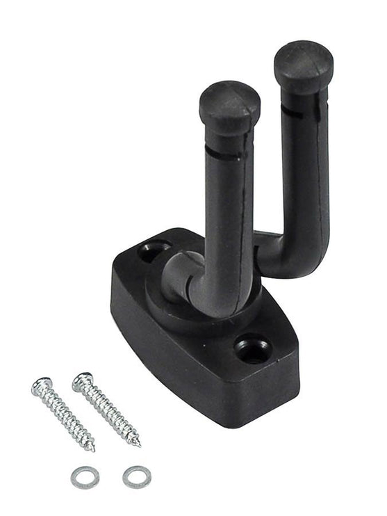 straight wall mounted hook for guitar, plastic base