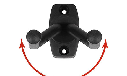 straight wall mounted hook for guitar, plastic base