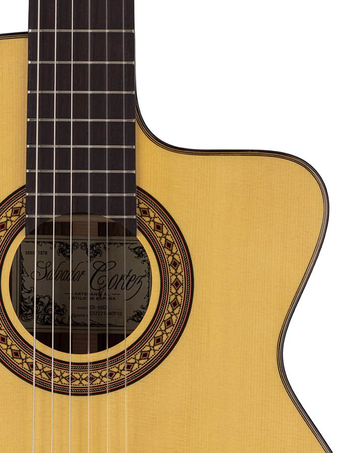 Salvador Cortez CS-60CE Concert Series Klassieke Gitaar – afbeelding 4