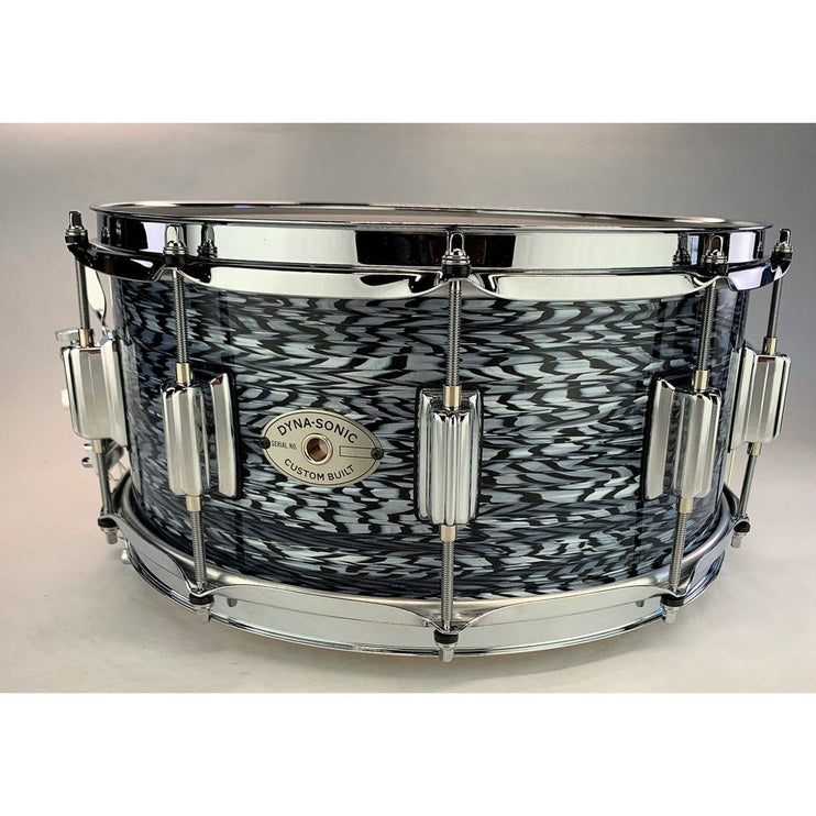 Rogers 14x6.5 Dyna-Sonic Snare Drum with Beavertail Lugs - Black Onyx Limited Edition