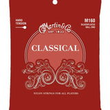 Martin - M160 - string set silver wound & clear nylon – Set Silver