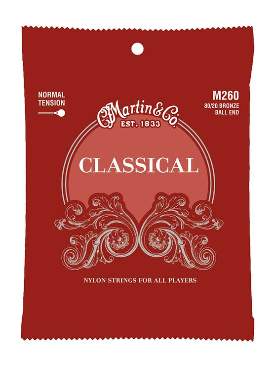 Martin - M260 - string set bronze wound & clear nylon