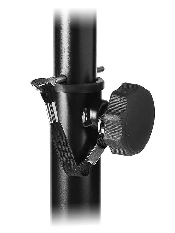 adjustable speaker pole 72-110cm, 35mm steel with M20 thread, fits combo pole cup, max 30kg