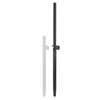 adjustable speaker pole 72-110cm, 35mm steel with M20 thread, fits combo pole cup, max 30kg