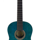 Valencia - VC204TBU - Classic Guitar 4/4 – Transparent Blue
