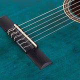 Valencia - VC204TBU - Classic Guitar 4/4 – Transparent Blue