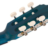 Valencia - VC204TBU - Classic Guitar 4/4 – Transparent Blue