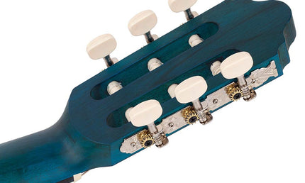 Valencia - VC204TBU - Classic Guitar 4/4 – Transparent Blue