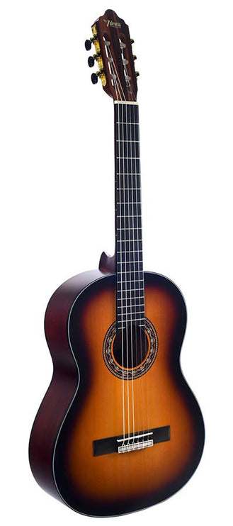 classic guitar 4/4, sitka spruce & mahogany, antique sunburst satin