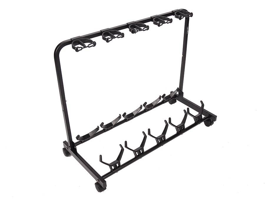 Boston - GS-905 - Universal Guitar Rack Stand, Metal, Black, For 5 Guitars