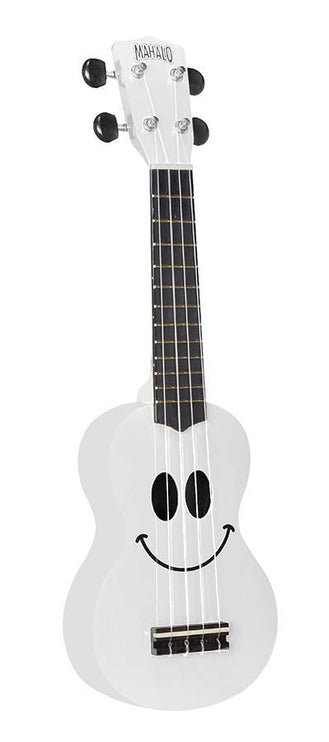 soprano ukulele, white, with bag