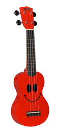 soprano ukulele, red, with bag