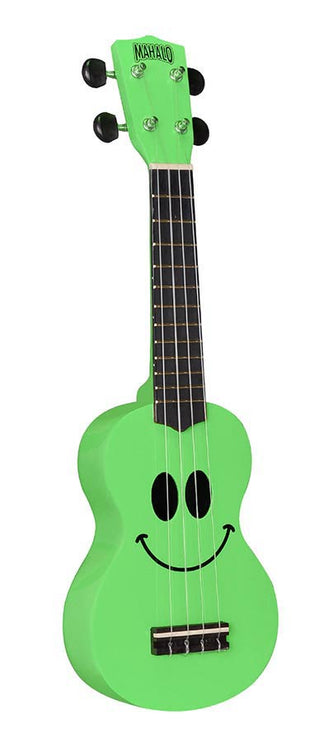 soprano ukulele, green, with bag