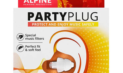 PartyPlug earplugs, transparent