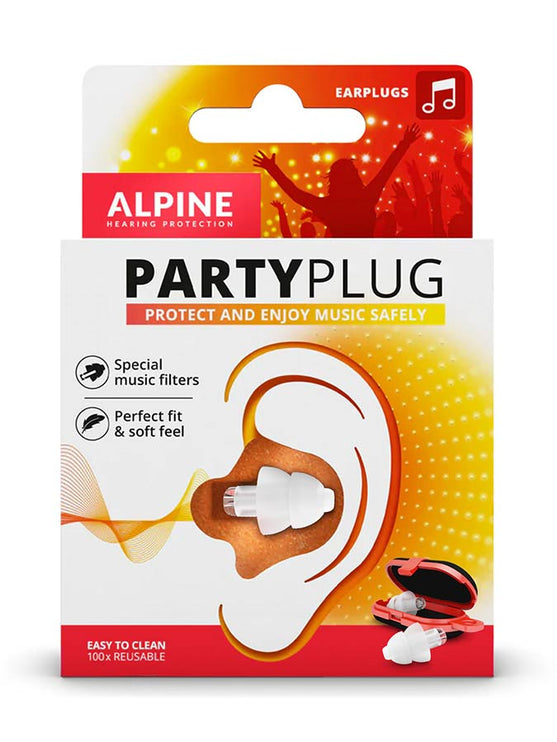 PartyPlug earplugs, transparent