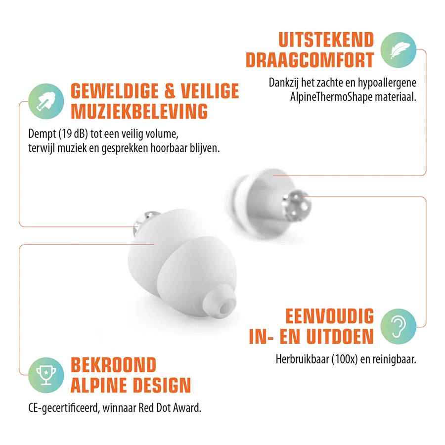 Alpine Hearing Protection - ALP-PP/TP - PartyPlug Earplugs