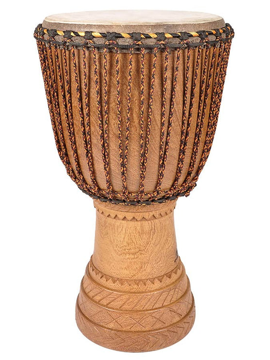 Kangaba - KMDM14-PR - big djembé Mali 'Prestige', dugura wood, goat skin head, pre-stretched rope, (approx