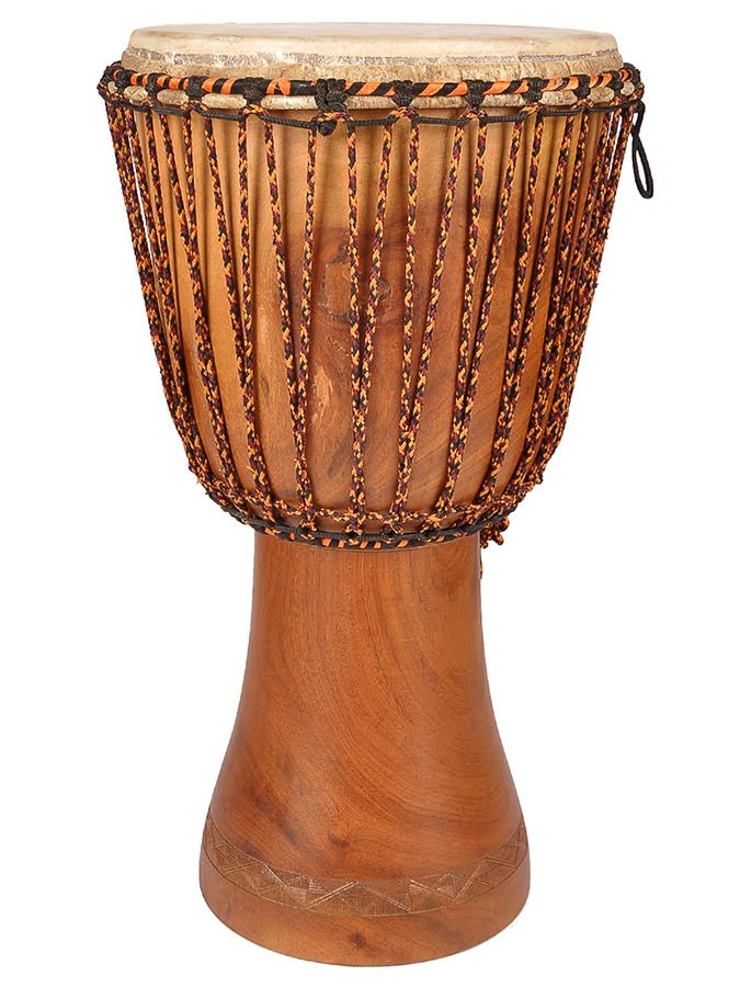 Kangaba - KMDM14-CL - big djembé Mali 'Classic', dugura wood, goat skin head, pre-stretched rope, (approx
