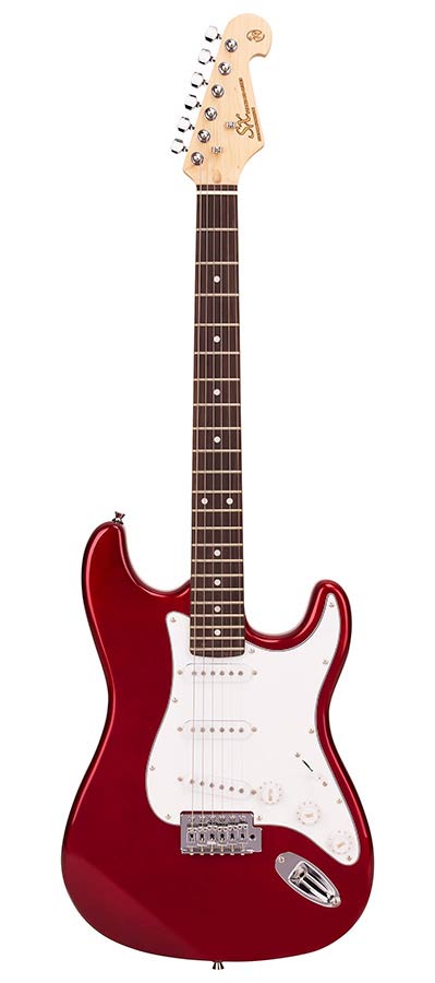 SX ED1 elektrische gitaar (Candy Apple Red)