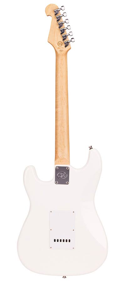 SX ED1 elektrische gitaar (wit)