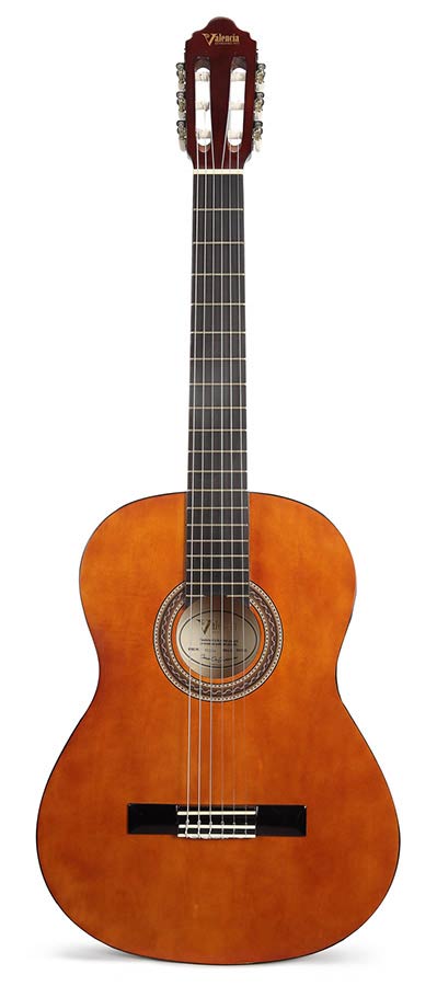 Valencia - VC104K - Classic Guitar Kit: Full Scale Guitar With Bag And Clip Tuner