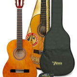 Valencia - VC103K - Classic Guitar Kit: Guitar 3/4 Size With Bag And Clip Tuner