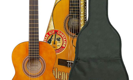 Valencia - VC103K - Classic Guitar Kit: Guitar 3/4 Size With Bag And Clip Tuner