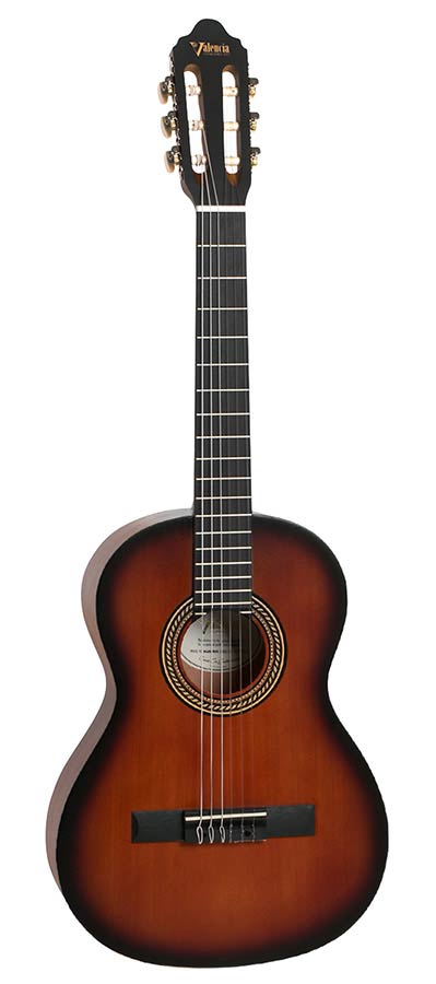 Valencia - VC203CSB - Classic Guitar 3/4 – Sunburst