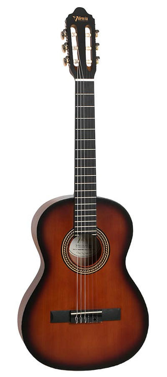 classic guitar 3/4, sitka spruce & nato, classic sunburst satin