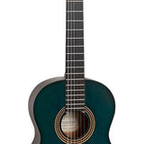 Valencia - VC203TBU - Classic Guitar 3/4 – Transparent Blue