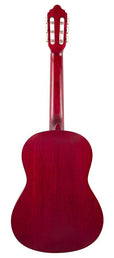 classic guitar 3/4, sitka spruce & nato, transparent wine red satin