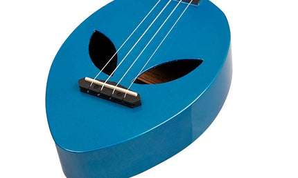 ukulele "Alien" with bag, metallic blue