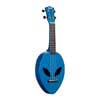 ukulele "Alien" with bag, metallic blue