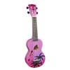 soprano ukulele HAWAII, purple burst, with bag