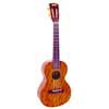 tenor ukulele, transparent brown, with bag