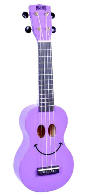 soprano ukulele, purple, with bag