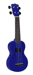 soprano ukulele, blue, with bag